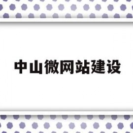 中山微网站建设(中山网站制作方案)