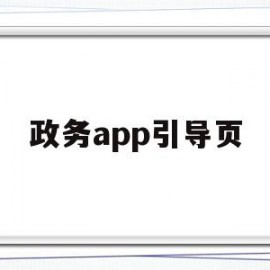 政务app引导页(政务服务app下载二维码)