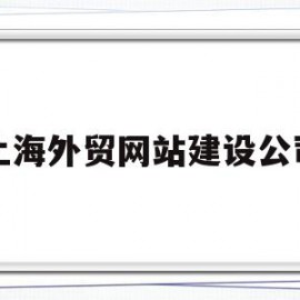 上海外贸网站建设公司(上海外贸网站建设公司价格)