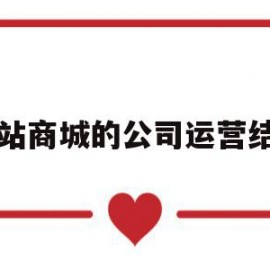 网站商城的公司运营结构(网站商城的公司运营结构有哪些)