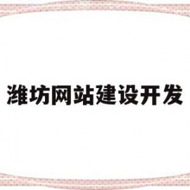 潍坊网站建设开发(潍坊网站建设解决方案)