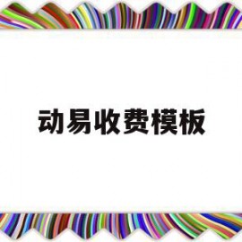 动易收费模板(动易软件公司怎么样)