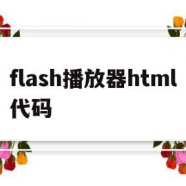 flash播放器html代码(flash player html5)