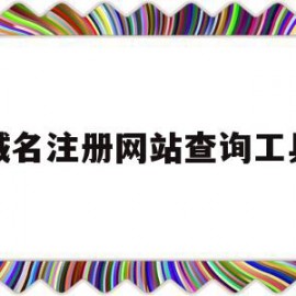域名注册网站查询工具(域名注册网站查询工具下载)