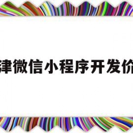 天津微信小程序开发价格(微信的小程序开发价格)