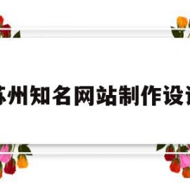 苏州知名网站制作设计(苏州网站设计公司哪家好)