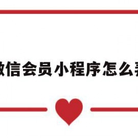 微信会员小程序怎么弄(微信会员怎么开通 商家)