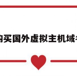 购买国外虚拟主机域名(购买国外虚拟主机域名违法吗)