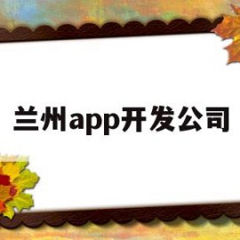 兰州app开发公司(兰州软件开发招聘信息)