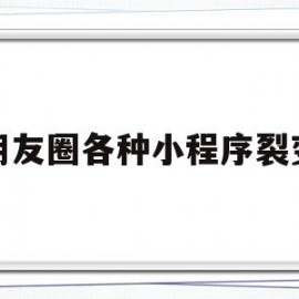 朋友圈各种小程序裂变(小程序的裂变是怎样实现的)