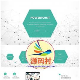 工作汇报总结计划清新极简约风商务风PPT模板下载