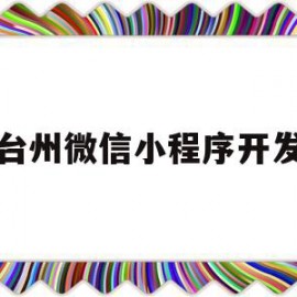 台州微信小程序开发(浙江小程序定制开发公司)