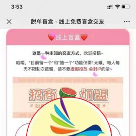 脱单盲盒|交友盲盒系统+非框架独立版+视频搭建教程