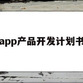 app产品开发计划书(app开发设计方案怎么写)