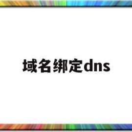 域名绑定dns(域名绑定内网ip)
