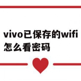 vivo已保存的wifi怎么看密码(vivo已经连接的wifi怎么查看密码是多少)