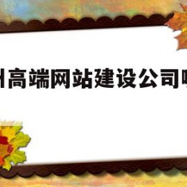 杭州高端网站建设公司哪家好(杭州高端网站建设公司哪家好一点)