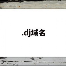 .dj域名(dj域名怎样注册)
