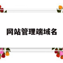 网站管理端域名(域名管理站的账号在哪)