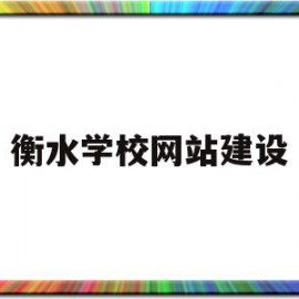 衡水学校网站建设(衡水学校网站建设招标)