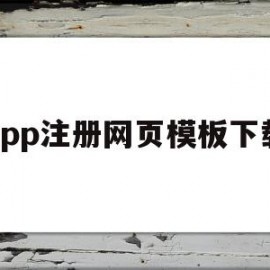 app注册网页模板下载(app注册网页模板下载安装)