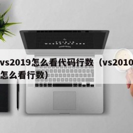 vs2019怎么看代码行数（vs2010怎么看行数）