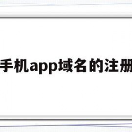 手机app域名的注册(手机域名注册局联系方式)