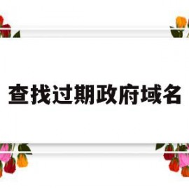查找过期政府域名(查找过期政府域名怎么查)