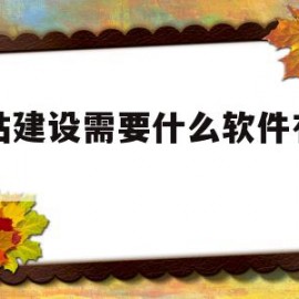 网站建设需要什么软件有哪些的简单介绍