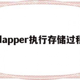 dapper执行存储过程(datagrip执行存储过程)