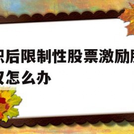关于离职后限制性股票激励股票期权怎么办的信息