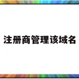 注册商管理该域名(域名注册商和注册人)