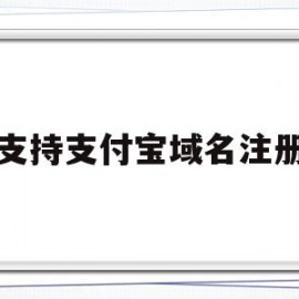 支持支付宝域名注册(使用支付宝支付域名备案吗)