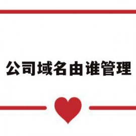 公司域名由谁管理(公司域名邮箱怎么登录)