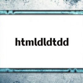 htmldldtdd的简单介绍
