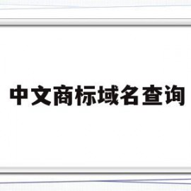 中文商标域名查询(中文商标域名查询网站)