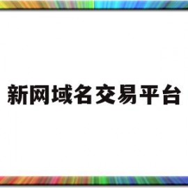 新网域名交易平台(新网域名转让)