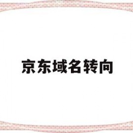 京东域名转向(京东商城的域名)