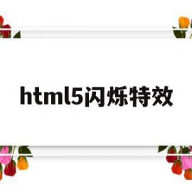 html5闪烁特效(html5闪电效果代码)
