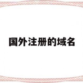 国外注册的域名(国外注册的域名转到国内 whois保护还在吗)