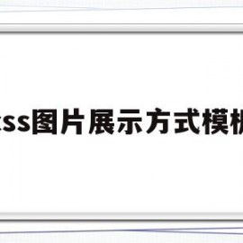 css图片展示方式模板(css图片展示方式模板怎么弄)