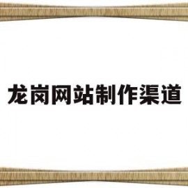 龙岗网站制作渠道(龙岗网络科技有限公司)