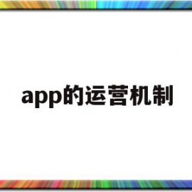 app的运营机制(app的运营方式介绍)