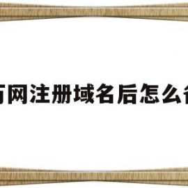 在万网注册域名后怎么备案(万网注册域名需要服务器么)