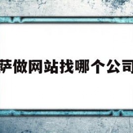 拉萨做网站找哪个公司好(拉萨做网络推广的公司)