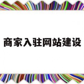 商家入驻网站建设(商家入驻平台有什么好处)