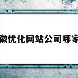安徽优化网站公司哪家好(安徽优化网站公司哪家好一点)
