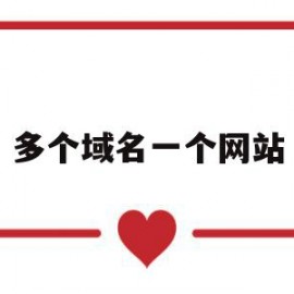 多个域名一个网站(多个域名指向一个网站)