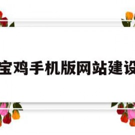 宝鸡手机版网站建设(宝鸡手机台客户端下载)