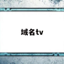 域名tv(域名TXT记录)
